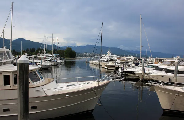 Vancouver Kanada Juni 2021 Seeschiffe Und Boote Hafen Von Vancouver — Stockfoto