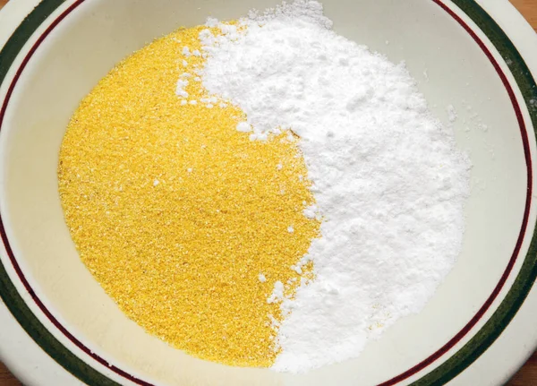 Bowl Corn Yeast Plumcake Corn Recipe — Fotografie, imagine de stoc