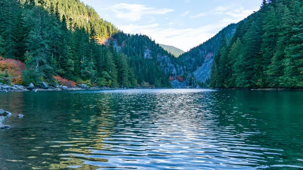 Beautiful View Lindeman Lake British Columbia Canada — Stock fotografie