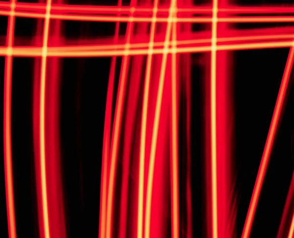 Fondo Abstracto Con Luces Neón Rojas —  Fotos de Stock