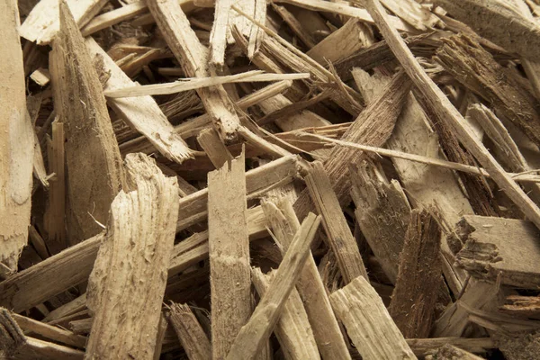 Closeup Shot Wood Chips Generate Heat — Zdjęcie stockowe