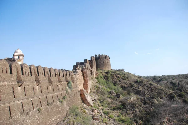 Old Rohtas Fort Pakistan Blue Sky — Stok Foto