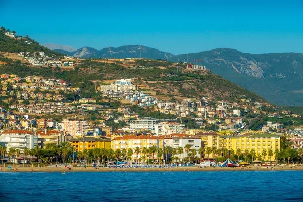 Alanya Türkei August 2020 Eine Schöne Aufnahme Von Häusern Der — Stockfoto