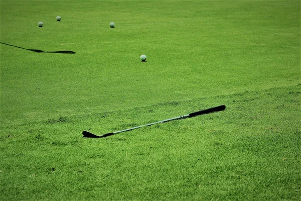 Golf Course Club Ball Grass — Stock Photo, Image