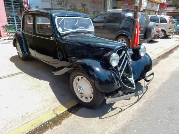 Buenos Aires Argentina Lis 2021 Vintage Executive Black Citroen Traction — Zdjęcie stockowe