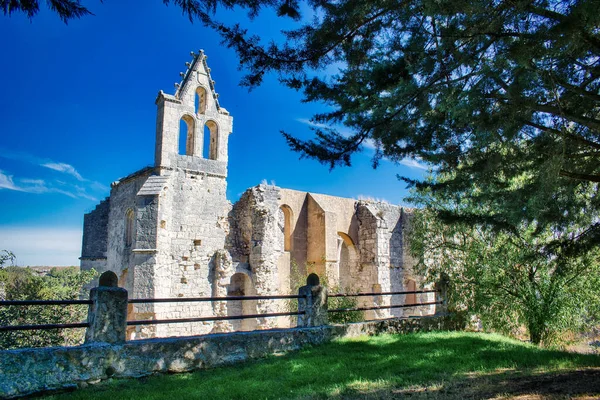 Zřícenina Starobylého Kláštera Armedilla Století Provincie Valladolid Španělsko — Stock fotografie