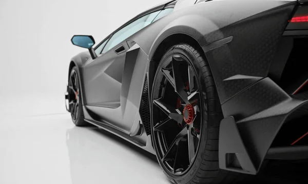 Berlin Németország 2021 Október Luxus Lamborghini Aventador Külseje Elegáns Sportelemekkel — Stock Fotó