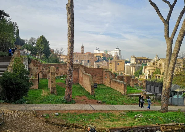 Roma Italia Dicembre 2018 Veduta Del Monumento Nazionale Vittorio Emanuele — Foto Stock