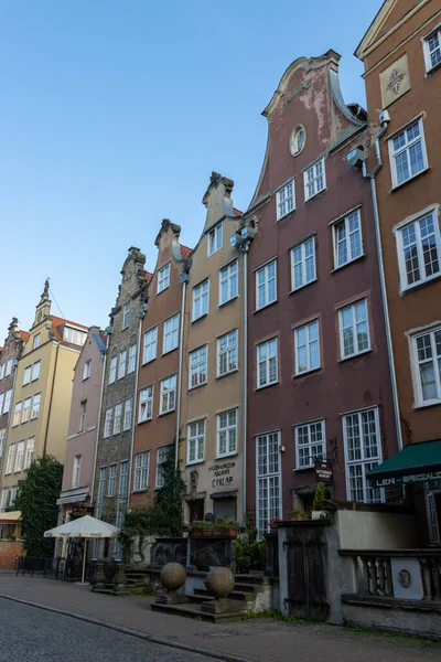 Gdansk Poland Oct 2021 Vertical Shot Old Architecture Building Gdansk — стокове фото