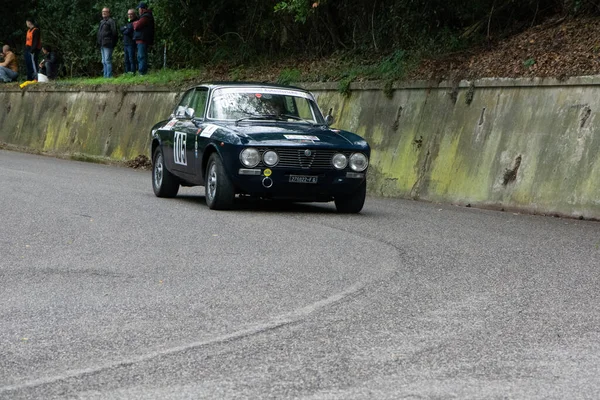 Pesa Itálie 2021 Alfa Romeo Junior Scalino Starém Závodě Rallye — Stock fotografie