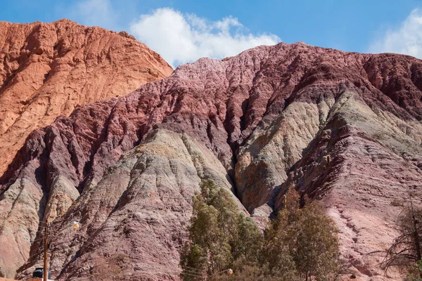 Beautiful Shot Cliffs Mountains Purmamarca Argentina — Stok fotoğraf