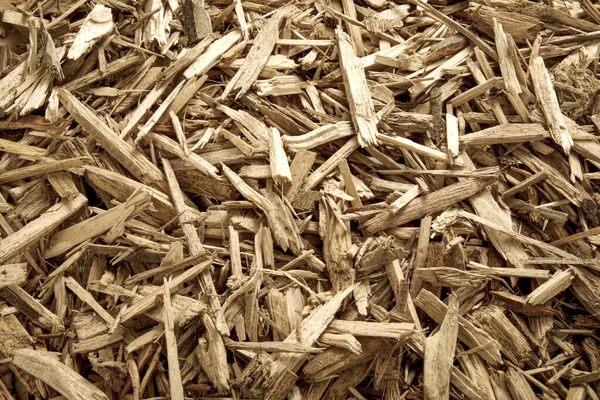 Closeup Shot Wood Chips Generate Heat — Stok fotoğraf