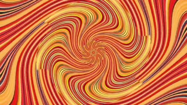 Abstract Kleurrijk Hypnotisch Patroon — Stockvideo