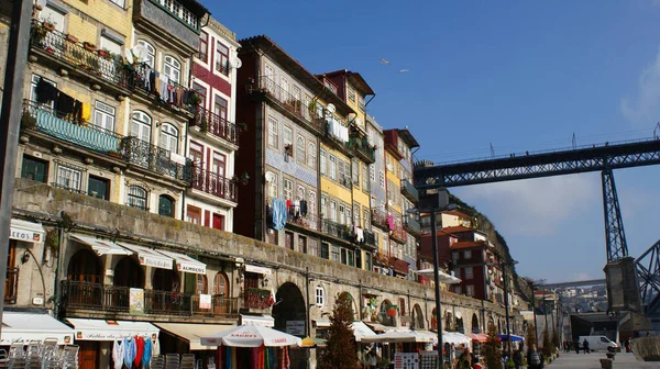 Porto Portugal Ene 2009 Los Antiguos Edificios Residenciales Calles Oporto —  Fotos de Stock