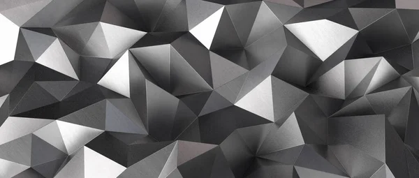 Representación Una Superficie Triangulada Abstracta —  Fotos de Stock