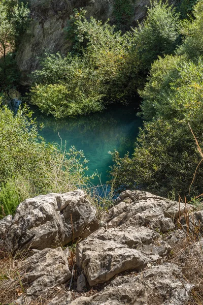 Vertical Shot Cueva Del Gato Spain — Stok fotoğraf