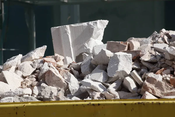 Een Close Shot Van Een Stapel Van Puin Rotsen — Stockfoto