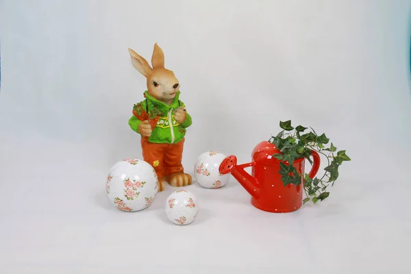 Decorative Easter Bunny Easter Eggs — Stockfoto
