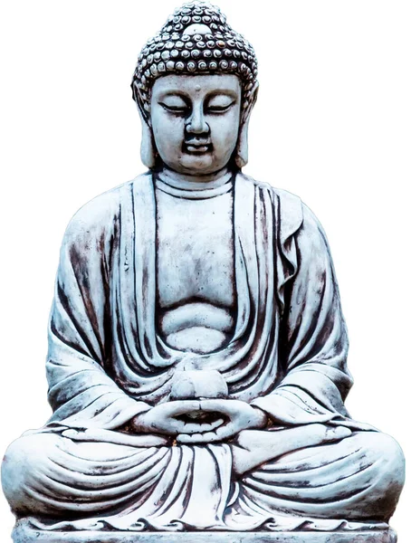 Ett Vertikalt Skott Buddha Staty — Stockfoto