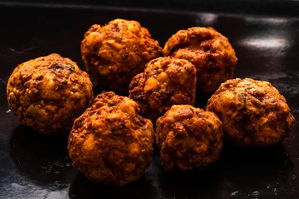Closeup Shot Fresh Fried Meatballs — Stockfoto