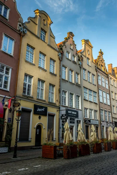 Gdansk Poland Oct 2021 Vertical Shot Old Architecture Building Gdansk — стокове фото