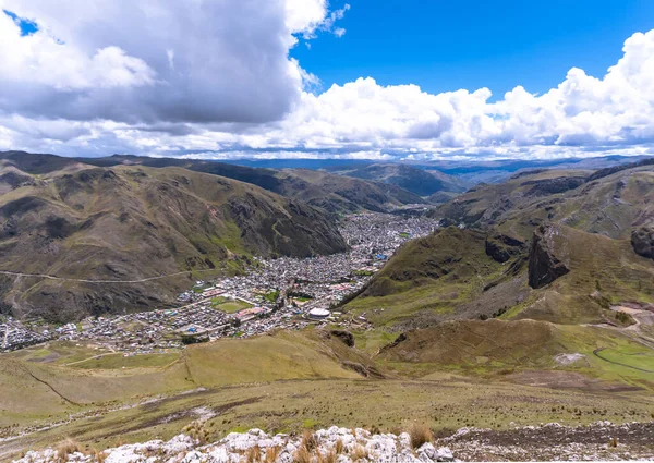 Beautiful View Town Huancavelica Hill Peru — Foto de Stock