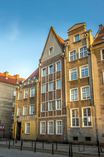 Gdans Poland Oct 2021 Vertical Shot Old Architectural Building Gdansk — Stock Photo, Image