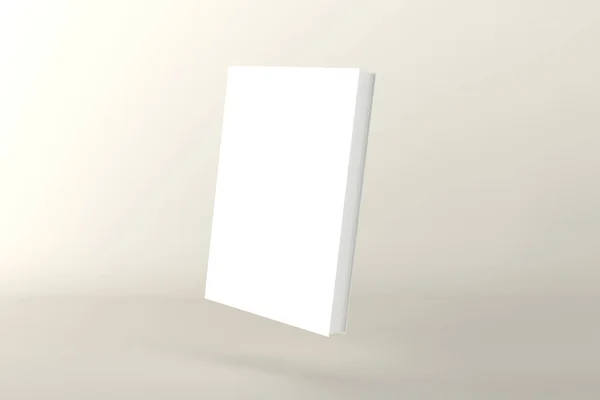 Rendu Une Pile Papiers Avec Espace Copie Sur Fond Blanc — Photo