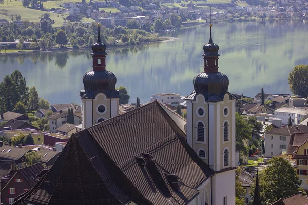 Beautiful View Village Sarnen Switzerland — Foto Stock
