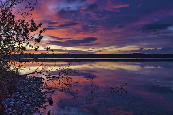 Beautiful Lake Sunset — Photo