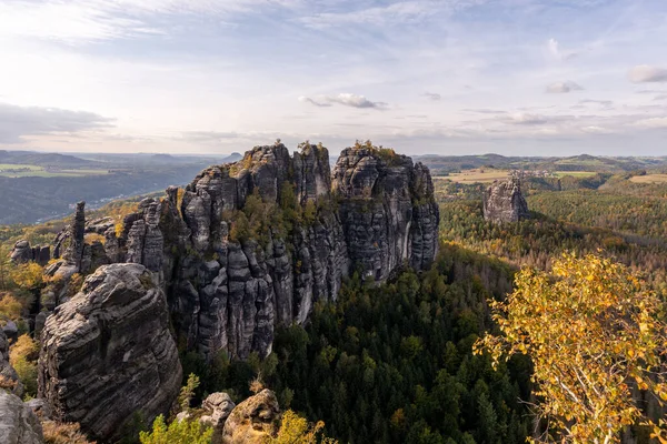 Parque Nacional Saxão Suíça Bad Alemanha — Fotografia de Stock