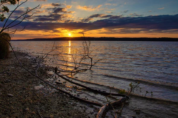 Beautiful Lake Sunset — стоковое фото