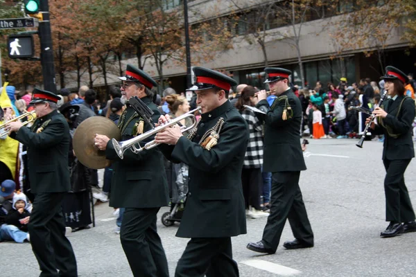 Vancouver Kanada Października 2020 Parada Halloween Ulicach Vancouver Kanada — Zdjęcie stockowe