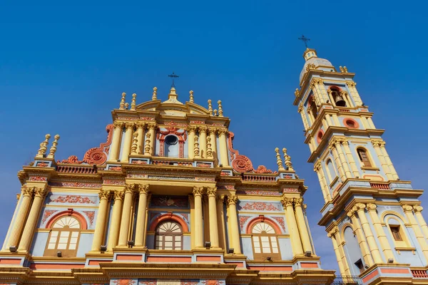 Salta Argentine Août 2021 Plan Angle Bas Église San Francisco — Photo