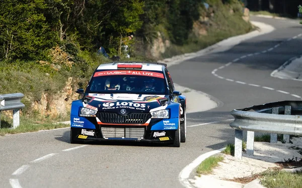 Salou Spanyolország Október 2021 Rallyracc Catalunya Costa Daurada Fia Világbajnokság — Stock Fotó