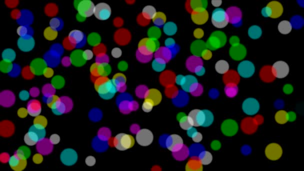 Fond Abstrait Avec Des Lumières Bokeh — Video