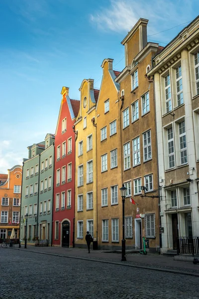 Gdan Polónia Outubro 2021 Arquitetura Colorida Cidade Velha Gdansk Polônia — Fotografia de Stock