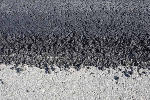 Closeup Shot Crushed Stone Mastic Asphalt Concrete — Fotografia de Stock