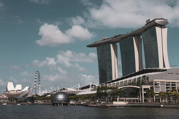 싱가포르의 마리나 샌즈의 아름다운 — 스톡 사진