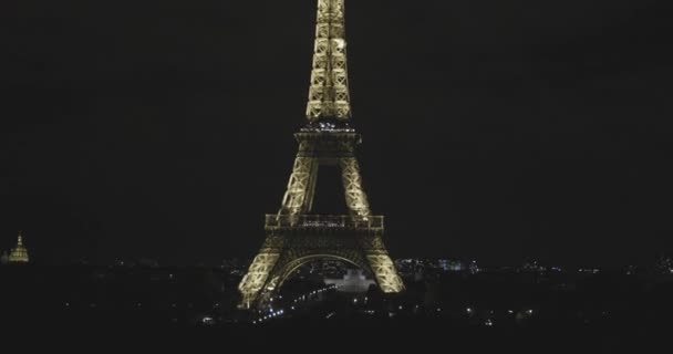 Vista Torre Eiffel Paris França — Vídeo de Stock