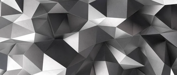 Een Weergave Van Een Abstract Driehoekig Oppervlak — Stockfoto