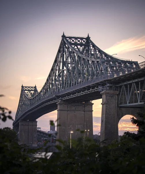Montreal Kanada Okt 2021 Ein Schöner Blick Auf Die Brücke — Stockfoto
