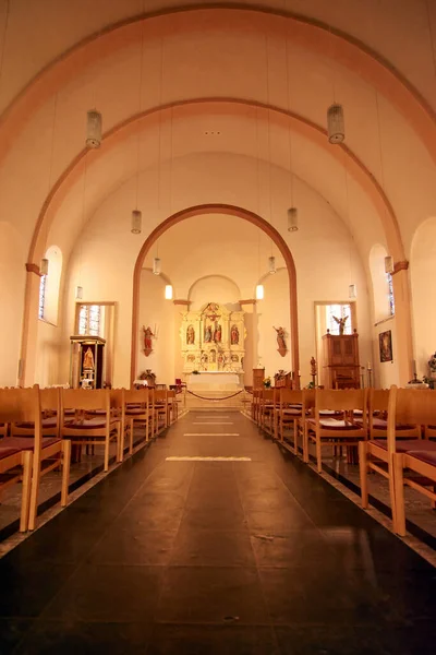 Church Interior Luxembourg — стокове фото