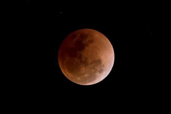 Stunning Close Picture Eclipse Moon — Fotografia de Stock