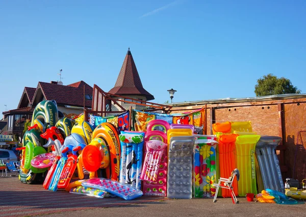 Sianozety Polonia Septiembre 2015 Los Globos Inflables Colores Para Nadar —  Fotos de Stock