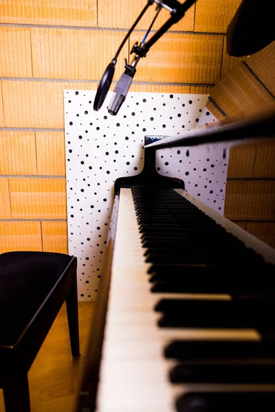 Piano Recording Studio — стоковое фото