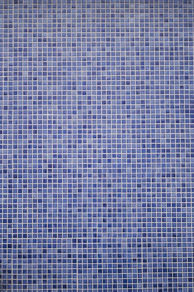 Vertical Closeup Shot Tiled Blue Mosaic Background —  Fotos de Stock