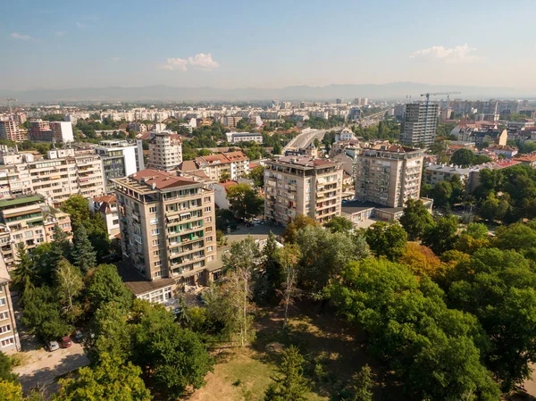 Aerial View Parks Architecture Sofia Bulgaria —  Fotos de Stock