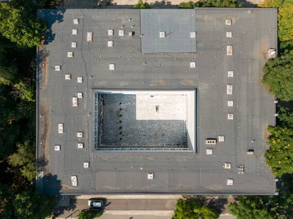 Aerial View Roof Building — Foto de Stock