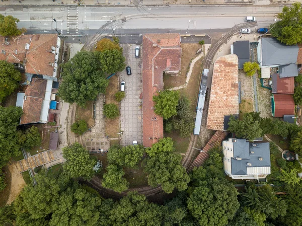 Aerial View Buildings Streets Sofia Bulgaria — Stock Photo, Image